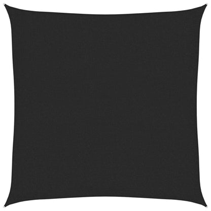 Vela Parasole 160 g/m² Nera 2,5x2,5 m in HDPE