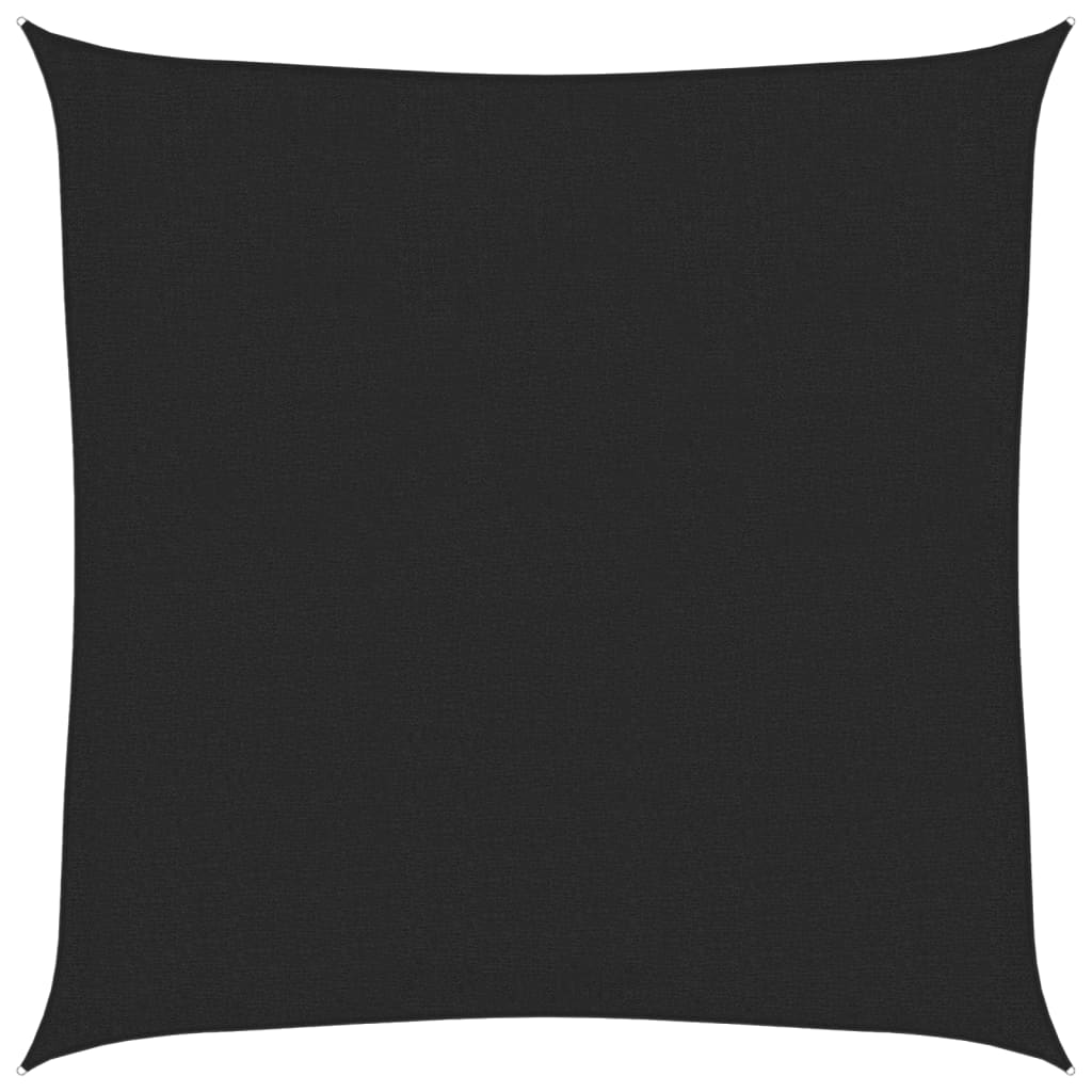 Vela Parasole 160 g/m² Nera 3x3 m in HDPE | homemem39
