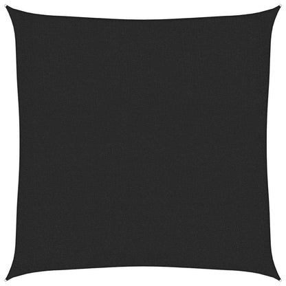 Vela Parasole 160 g/m² Nera 3,6x3,6 m in HDPE