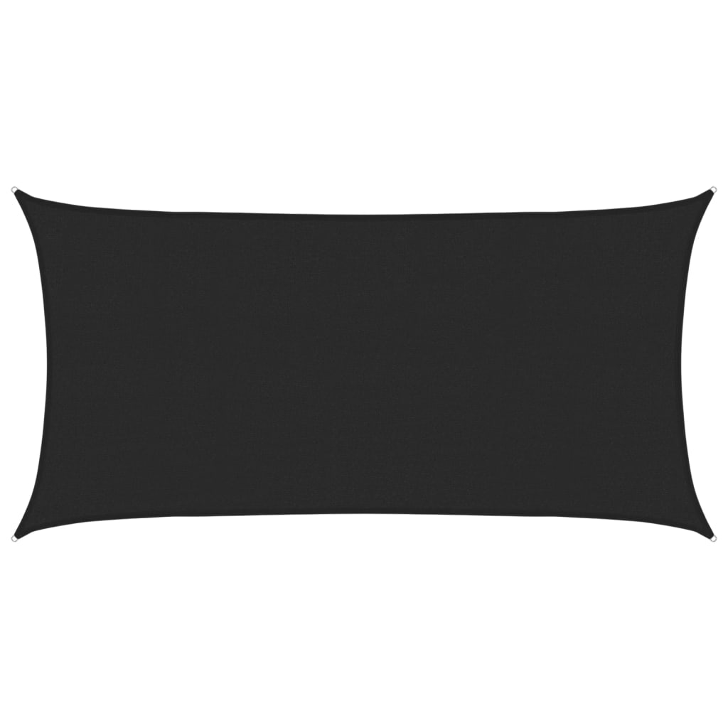 Vela Parasole 160 g/m² Nera 2x3,5 m in HDPE | homemem39
