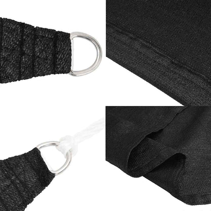 Vela Parasole 160 g/m² Nera 2x5 m in HDPE