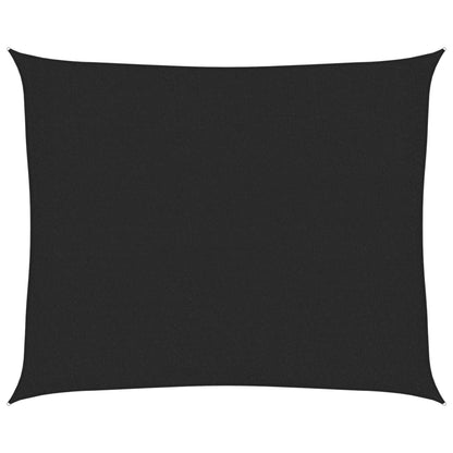 Vela Parasole 160 g/m² Nera 2,5x3 m in HDPE