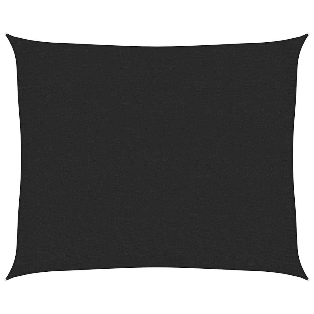 Vela Parasole 160 g/m² Nera 2,5x3 m in HDPE