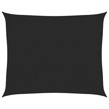 Vela Parasole 160 g/m² Nera 2,5x3 m in HDPE