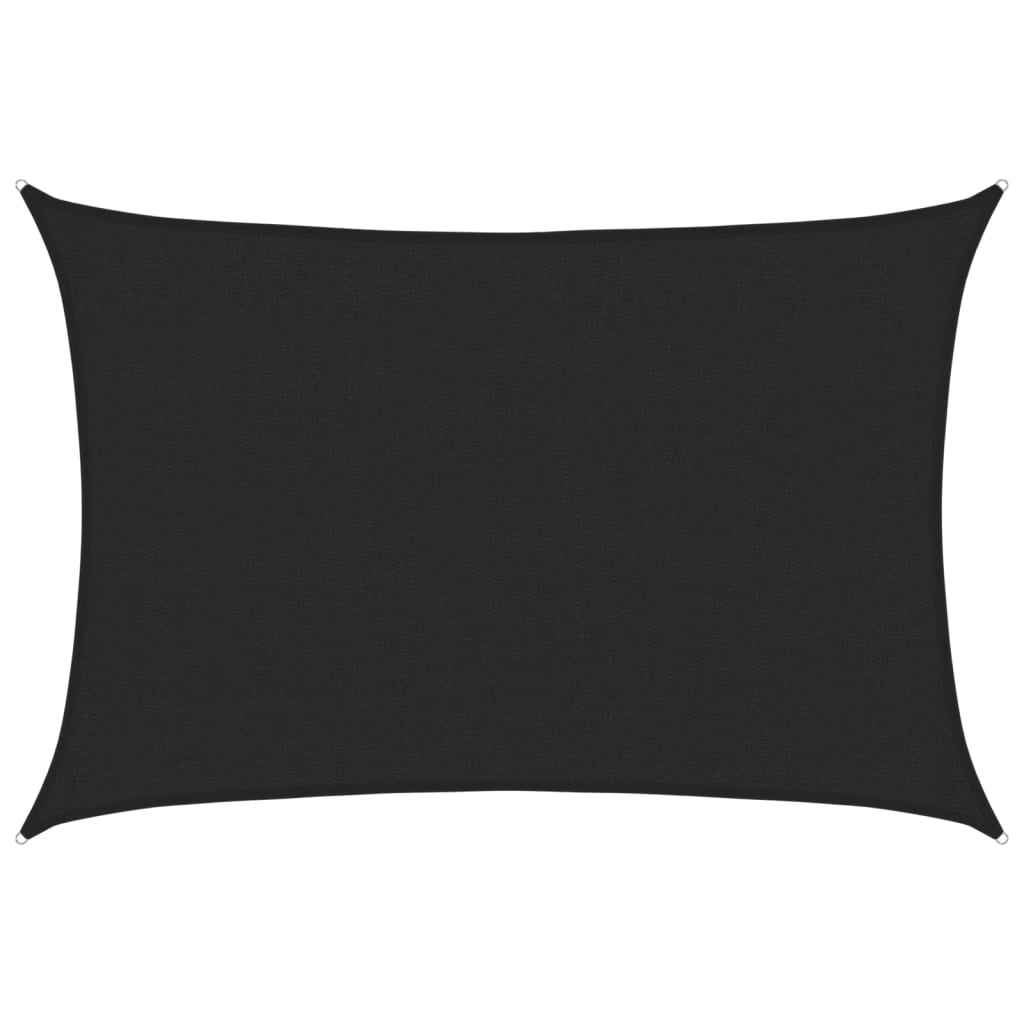 Vela Parasole 160 g/m² Nera 2,5x3,5 m in HDPE | homemem39