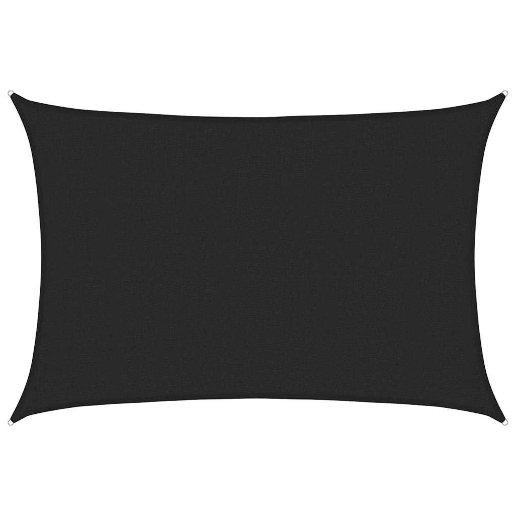 Vela Parasole 160 g/m² Nera 2,5x3,5 m in HDPE