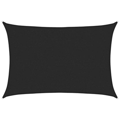 Vela Parasole 160 g/m² Nera 2,5x3,5 m in HDPE