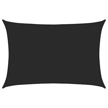 Vela Parasole 160 g/m² Nera 2,5x3,5 m in HDPE