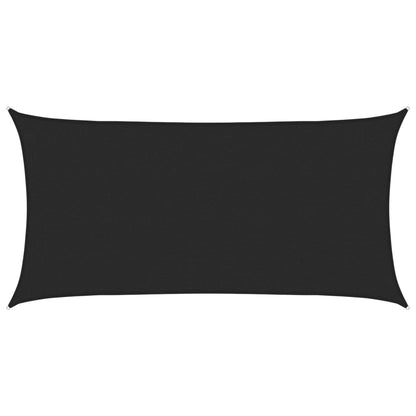 Vela Parasole 160 g/m² Nera 2,5x4,5 m in HDPE | homemem39