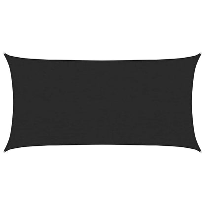 Vela Parasole 160 g/m² Nera 2,5x4,5 m in HDPE