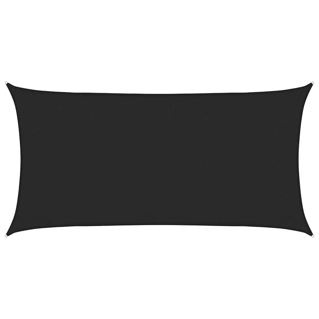 Vela Parasole 160 g/m² Nera 3x6 m in HDPE