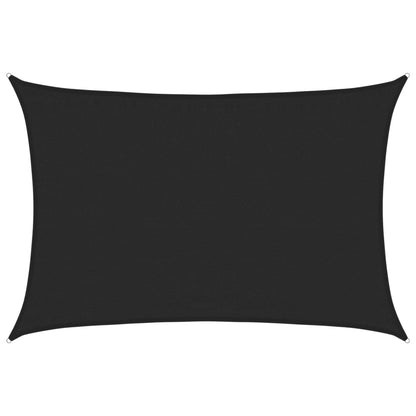 Vela Parasole 160 g/m² Nera 3,5x4,5 m in HDPE