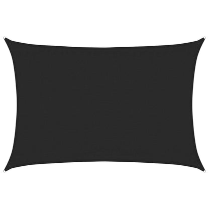 Vela Parasole 160 g/m² Nera 3,5x5 m in HDPE