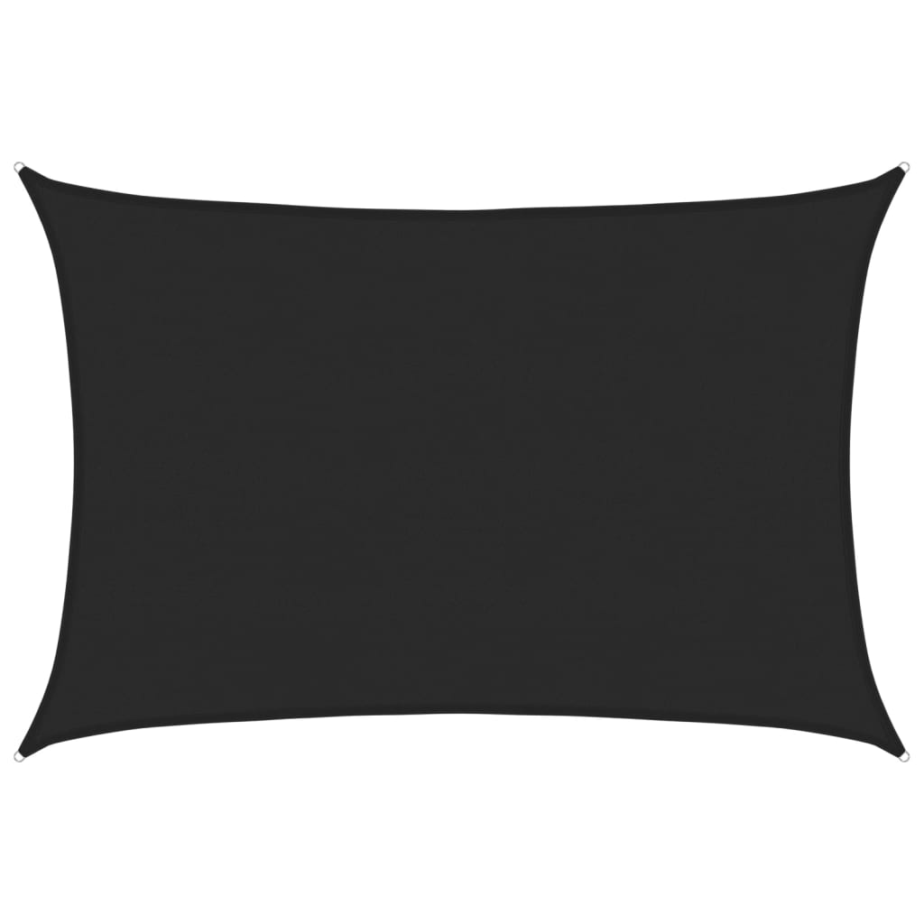 Vela Parasole 160 g/m² Nera 5x6 m in HDPE | homemem39