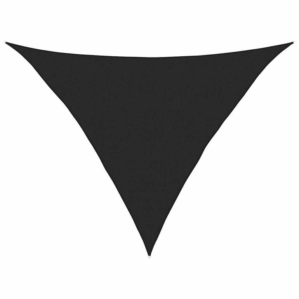 Vela Parasole 160 g/m² Nera 2,5x2,5x3,5 m in HDPE | homemem39