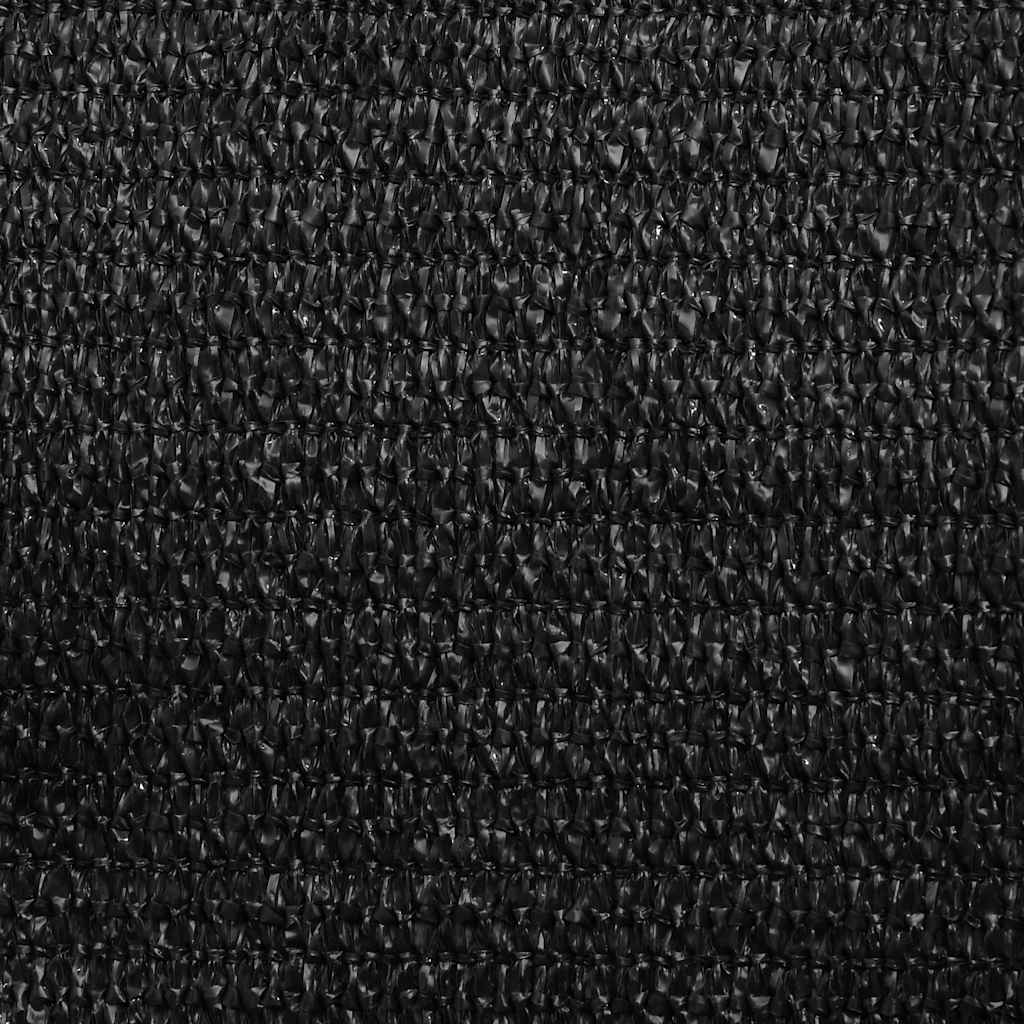 Vela Parasole 160 g/m² Nera 2,5x2,5x3,5 m in HDPE | homemem39