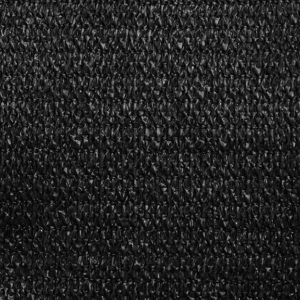 Vela Parasole 160 g/m² Triangolare Nero 4x5x5 m in HDPE | homemem39