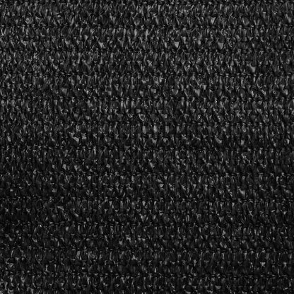 Vela Parasole 160 g/m² Triangolare Nero 4x5x5 m in HDPE | homemem39
