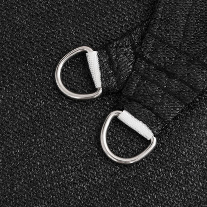 Vela Parasole 160 g/m² Nera 4x4x5,8 m in HDPE - homemem39