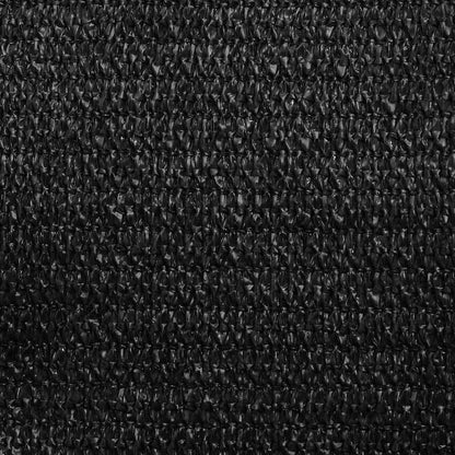 Vela Parasole 160 g/m² Nera 5x6x6 m in HDPE