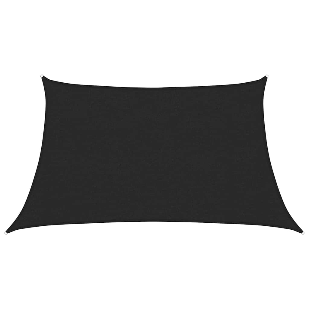 Vela Parasole 160 g/m² Nera 3/4x2 m in HDPE