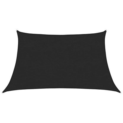 Vela Parasole 160 g/m² Nera 3/4x2 m in HDPE