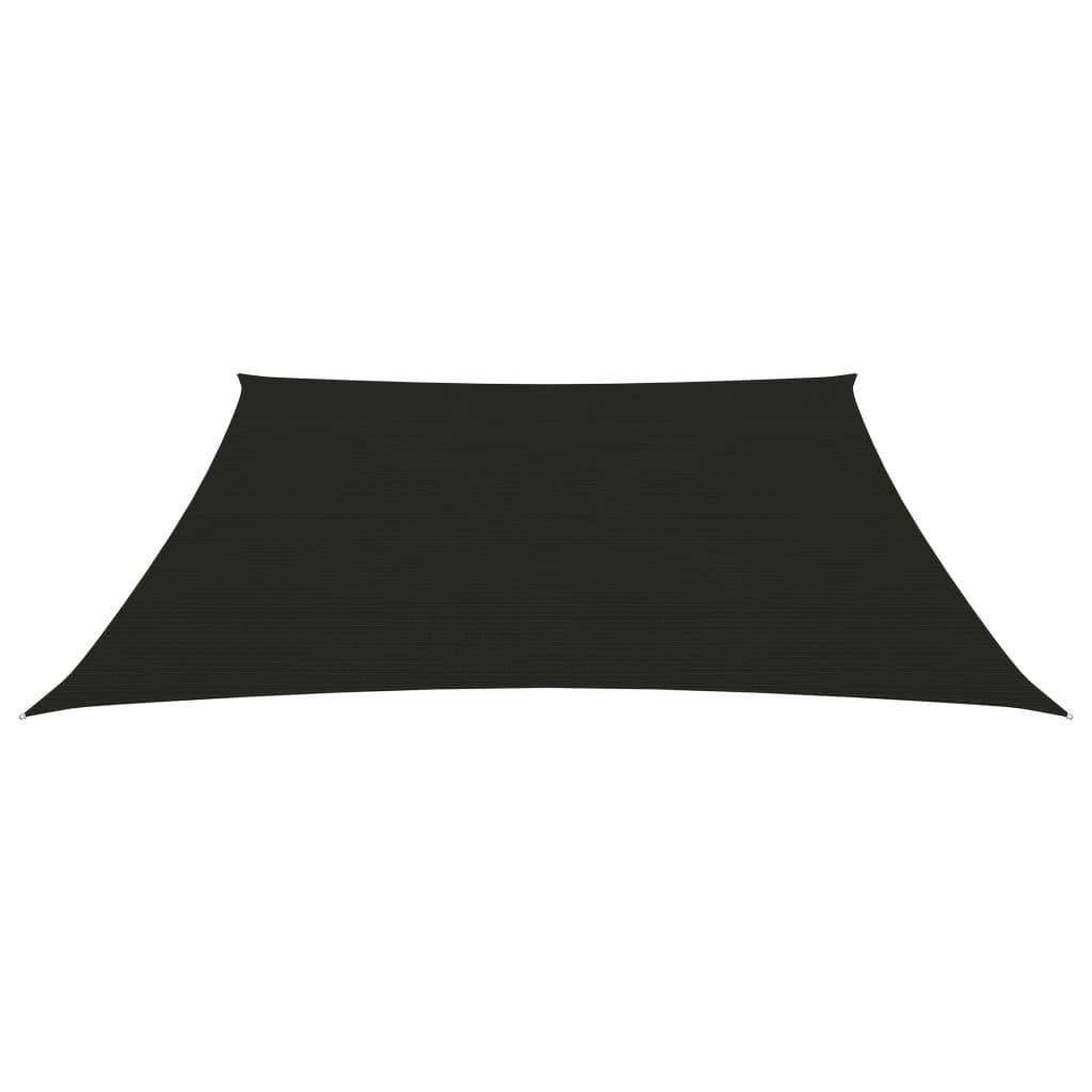 Vela Parasole 160 g/m² Nera 3/4x2 m in HDPE