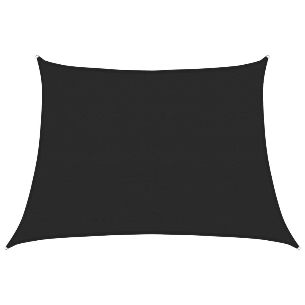 Vela Parasole 160 g/m² Nera 4/5x3 m in HDPE | homemem39
