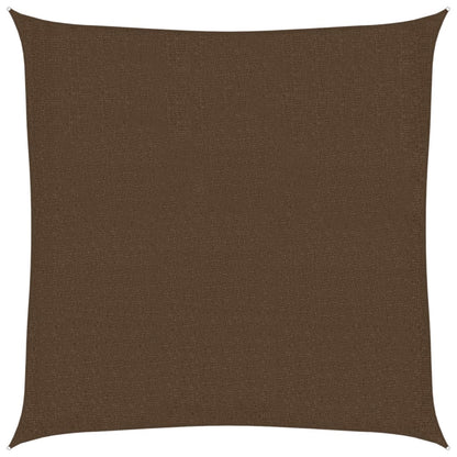 Vela Parasole 160 g/m² Marrone 3x3 m in HDPE | homemem39
