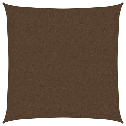 Vela Parasole 160 g/m² Marrone 3,6x3,6 m in HDPE - homemem39