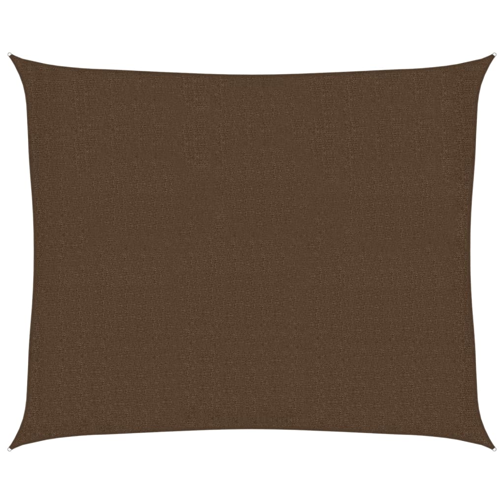 Vela Parasole 160 g/m² Marrone 2,5x3 m in HDPE | homemem39