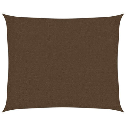 Vela Parasole 160 g/m² Marrone 2,5x3 m in HDPE