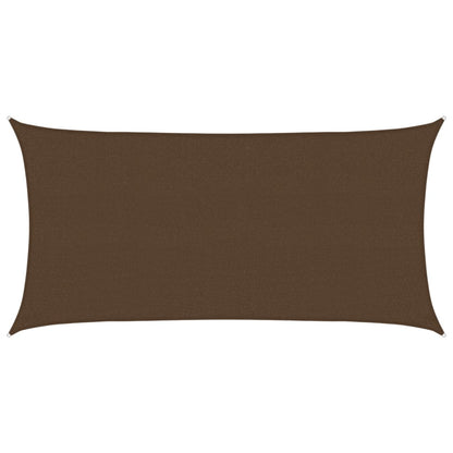 Vela Parasole 160 g/m² Marrone 2,5x4,5 m in HDPE