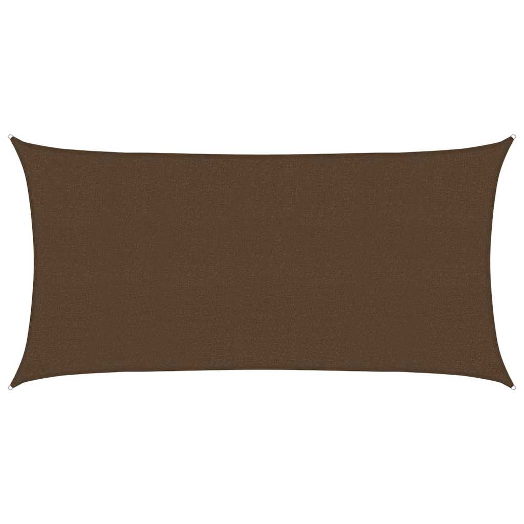 Vela Parasole 160 g/m² Marrone 2,5x4,5 m in HDPE