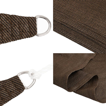 Vela Parasole 160 g/m² Marrone 4x7 m in HDPE | homemem39