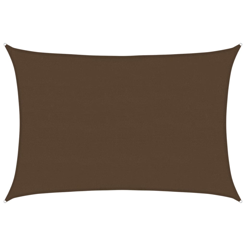 Vela Parasole 160 g/m² Marrone 5x7 m in HDPE | homemem39