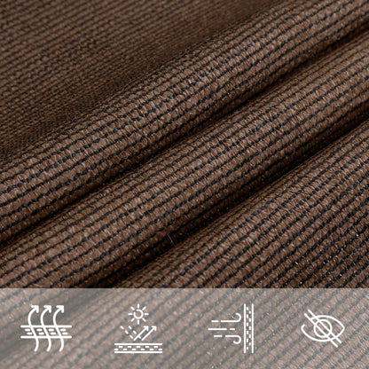 Vela Parasole 160 g/m² Marrone 5x7 m in HDPE