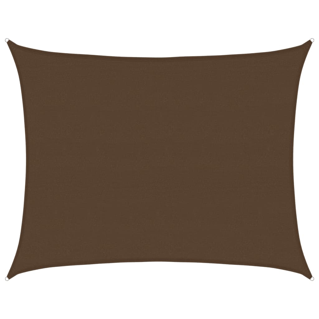 Vela Parasole 160 g/m² Marrone 6x8 m in HDPE | homemem39
