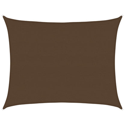 Vela Parasole 160 g/m² Marrone 6x8 m in HDPE | homemem39