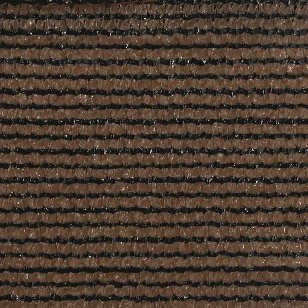 Vela Parasole 160 g/m² Marrone 3x4x5 m in HDPE | homemem39