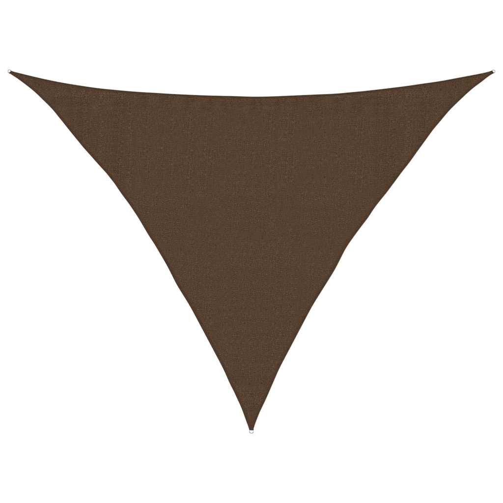 Vela Parasole 160 g/m² Marrone 3,5x3,5x4,9 m in HDPE