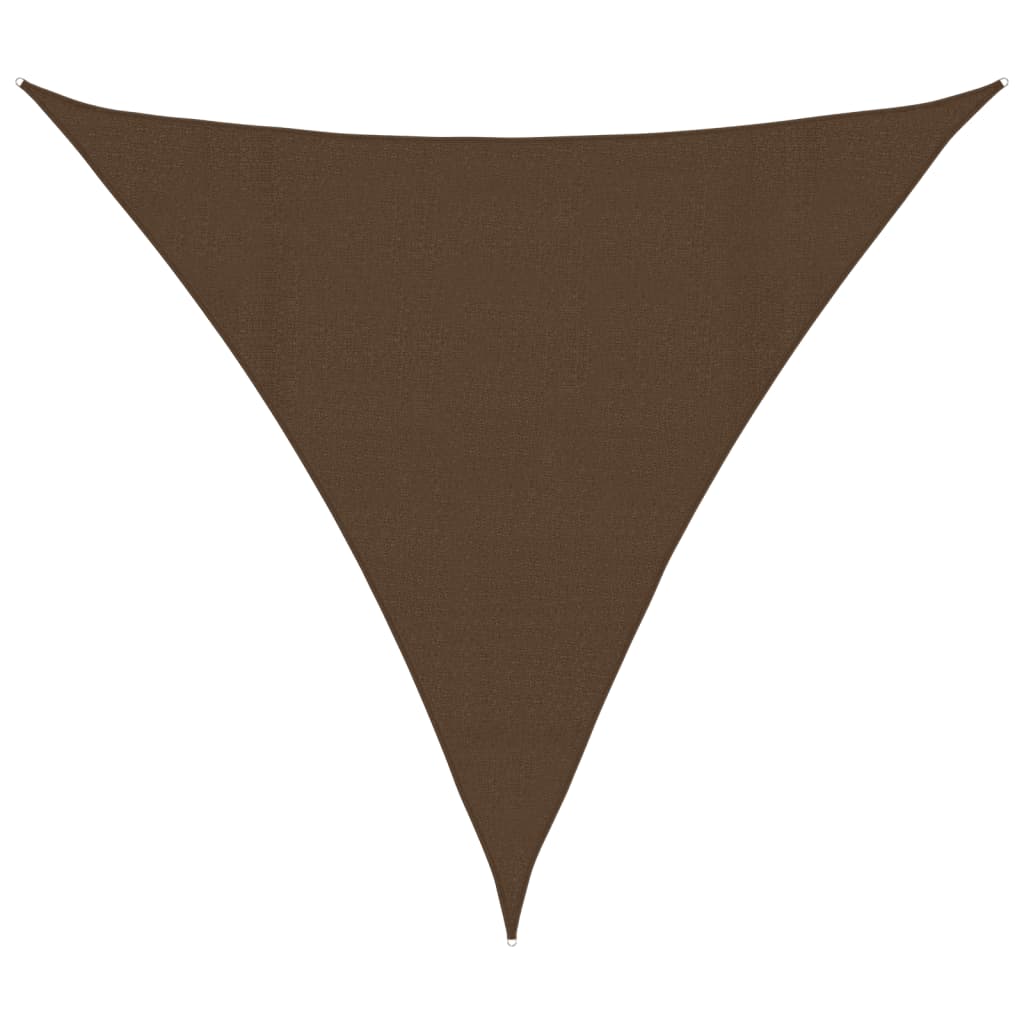 Vela Parasole 160 g/m² Marrone 4x4x4 m in HDPE