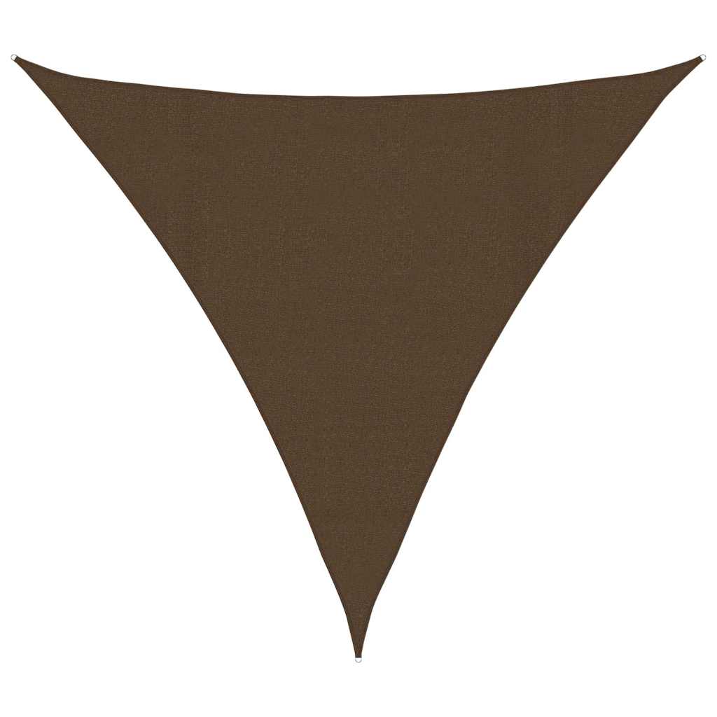 Vela Parasole 160 g/m² Marrone 4,5x4,5x4,5 m in HDPE