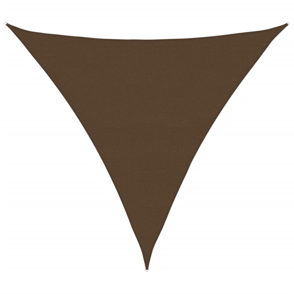 Vela Parasole 160 g/m² Marrone 6x6x6 m in HDPE | homemem39