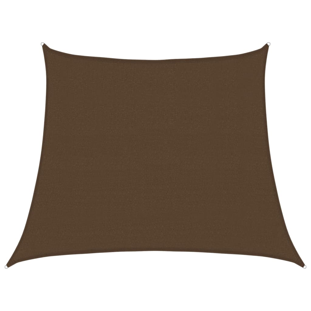 Vela Parasole 160 g/m² Marrone 3/4x3 m in HDPE | homemem39