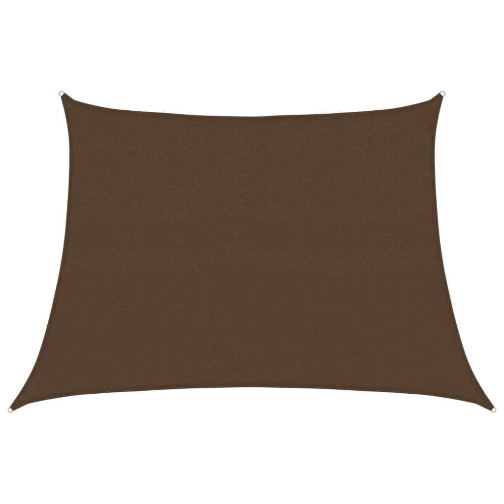 Vela Parasole 160 g/m² Marrone 4/5x3 m in HDPE | homemem39