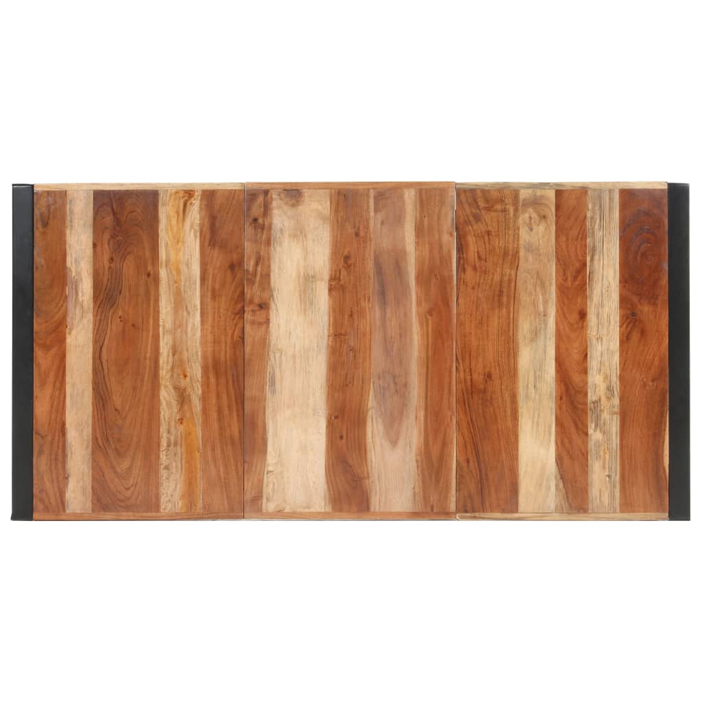 Tavolo da Pranzo 160x80x75 cm in Legno Massello | homemem39