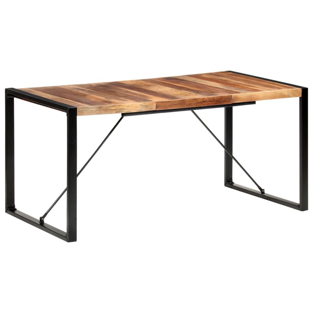 Tavolo da Pranzo 160x80x75 cm in Legno Massello | homemem39