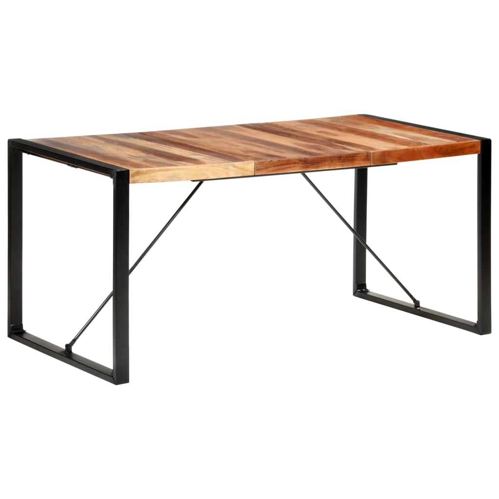Tavolo da Pranzo 160x80x75 cm in Legno Massello | homemem39