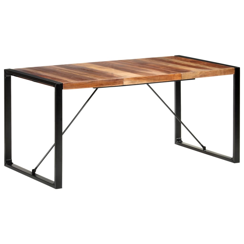 Tavolo da Pranzo 160x80x75 cm in Legno Massello | homemem39
